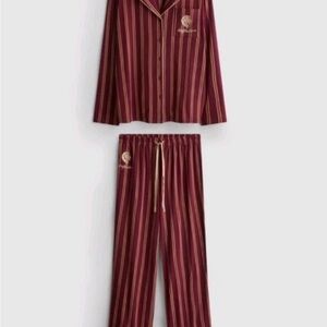 Harry Potter Striped House Gryffindor Boyfriend Pyjama Set Primark 2XL